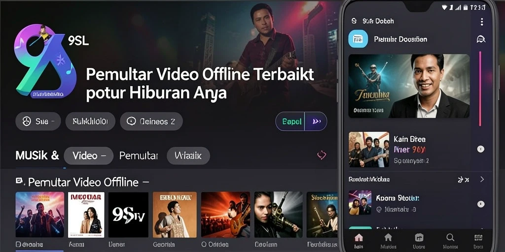 Tampilan antarmuka sederhana dan fungsional dari 9SL.