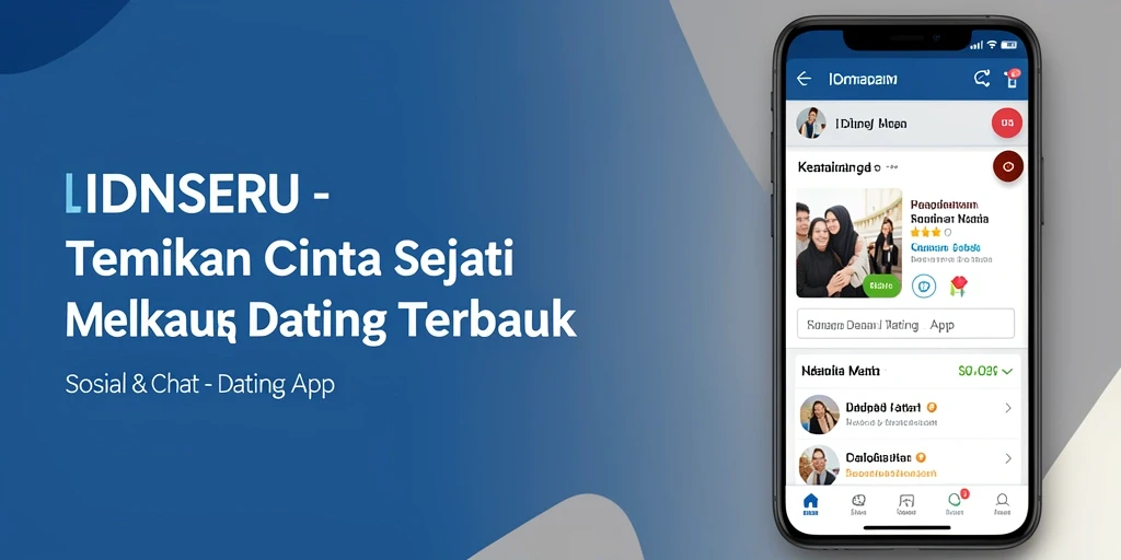 Tampilan antarmuka IDNSERU yang menarik dan intuitif.