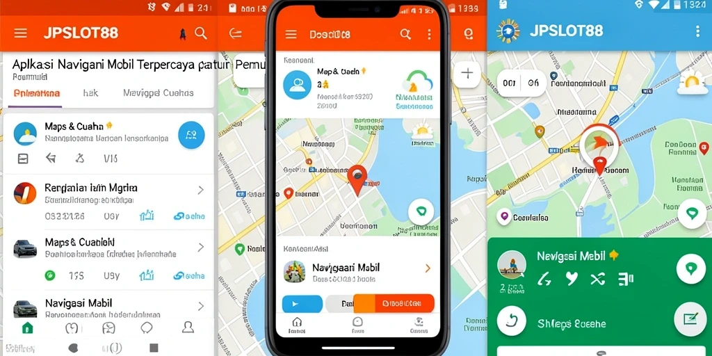 Antarmuka JPSLOT88 yang memudahkan navigasi mobil.