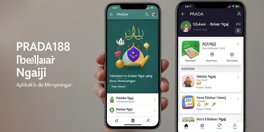 Tampilan antarmuka aplikasi PRADA188 yang interaktif dan mudah digunakan.